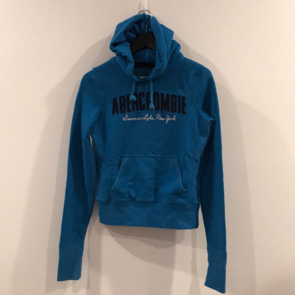 A & F Blue Vintage Hoodie